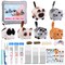 Needle Felting Beginners Kit with Box,Needles Felting Supplies with 24Pcs Felting Needles,Felting Pad,Wool Roving,DIY Needle Felting Cat Dolls